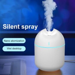 Steamer Nano Luchtbevochtiger USB Opladen Water Verneveling Hydraterende Spray Huishoudelijke Stille Stomende Sproeier Schoonheid Gezichtsverzorging 231020