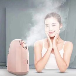 Steamer Nano Ionische Mist Gezicht Steamer Thuis Sauna SPA Gezicht Luchtbevochtiger Verstuiver voor Vrouwen Mannen Hydraterende Ontstopt Poriën 231229