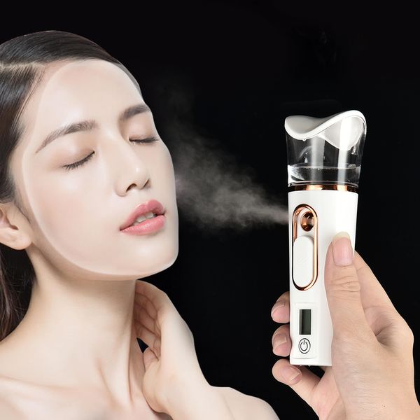 Vapeur Nano Mist Pulvérisateur Visage Vapeur Humidificateur USB Nébuliseur Rechargeable Hydratant Outil de Soins de La Peau Instruments de Beauté 230905