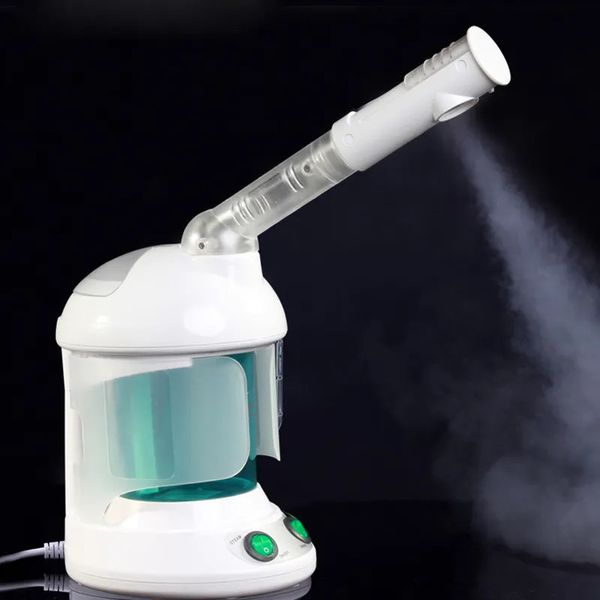 Steamer Portable Nébuliseur Soins de la peau Vaporisateur à base de plantes Fumer Visage Spa Ozone Vapeur Hydratant Humidificateur Dispositif de cuisson à la vapeur 231123