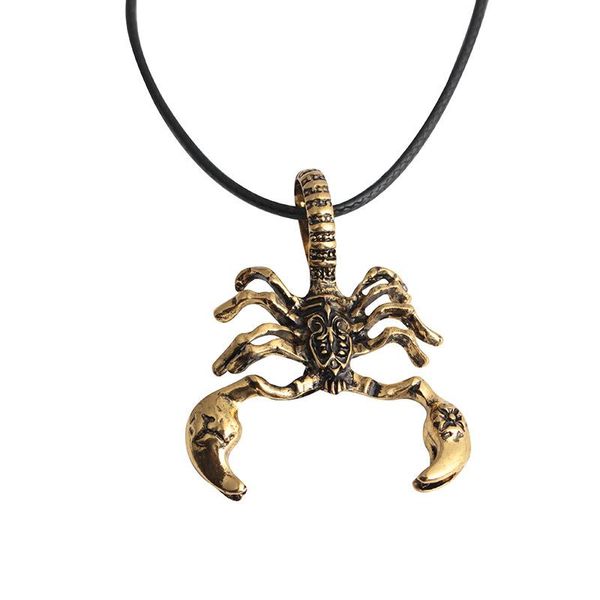 Steampunk Collier Hommes Chaîne Scorpion Bijoux Scorpions Déclaration Collier Pendentif Scorpion Pendentif Collier