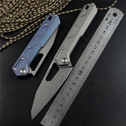 NOC Chef DT03 Vouwmes VG10 Blade TC4 Hendel Keramische kogellager wasmachine Outdoor Camping Hunting Pocket Pocket Mes Gift Collecties
