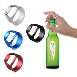 Ouvre-billets en acier à bière en acier inoxydable ouvre-doigt coloré pour la fête présente les fournitures accessoires de bar JJ 5.14