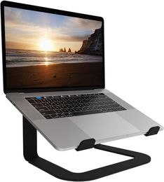 Support d'ordinateur portable en acier ergonomique pour ordinateur portable de bureau support en métal Compatible pour 10173 pouces support d'ordinateur portable Riser Ma1829773