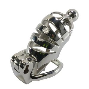 Appareil de chasteté mâle en acier CB6000 / CB6000S Cage de bite avec bouchon urétral chasteté cage pénis lock cage cage cbt toys pour l'homme