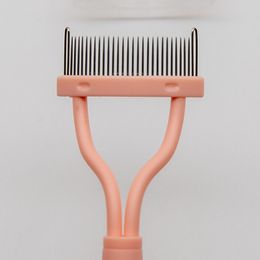 Brosse de brosse à sourcils en acier Brosse des ceuilles peigne de couss