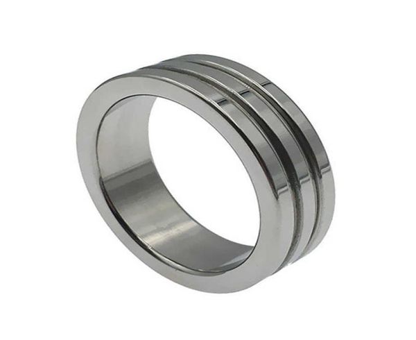 Pénis en acier inoxydable anneau de verrouillage Bondage Cbt métal anneaux de coq retard érotique BDSM pour hommes Dick Cockring adultes 2106187043922