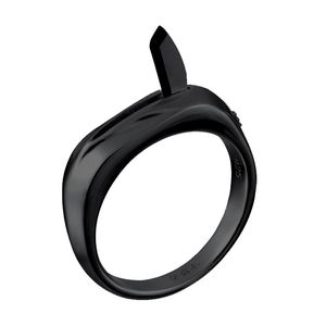 Anillo de acero de autodefensa, cuchillo multifuncional Invisible para mujer, arma antilobo de emergencia, regalo para mujeres/hombres 210701