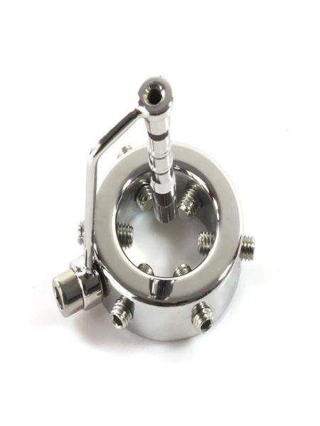 Стальные пробки для зондирования уретры с кольцом на пенис, соковыжималка для мошонки, металлическая шестерня для БДСМ, расширитель уретры, сжимающее кольцо для мошонки9669907