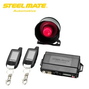 Freeshipping Steelmate Car Alarm Keychain 888E Two LCD Alarm Auto Security System with Remote Start System Keyless Entry Door Button Device