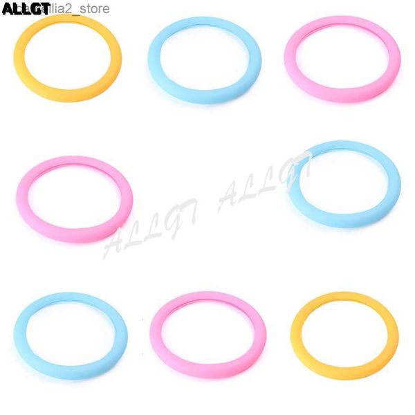 Couvre-volants 1PC Couverture de volant Glowing Silicone Auto Car Universal Fit Taille 14 pouces à 16 pouces Q231016