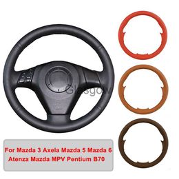 Stuurwiel Covers Kunstleer Auto Stuurhoes Voor Mazda 3 Axela Mazda 5 Mazda 6 Atenza Mazda MPV Pentium B70 Steering Wheel Braid x0705