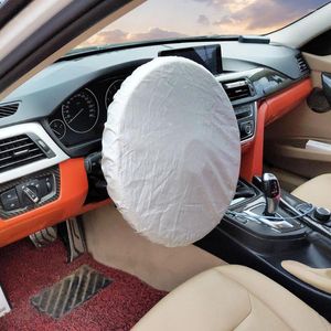 Couvre-volant Auto Voiture Pare-soleil Fenêtre latérale Ombre Argent Enduit Tissu Couverture Solaire Isolation