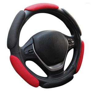 Housses de volant Couverture arrière de voiture Steeing Universal Grip