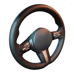 Couvre-volants Couvercle de voiture en cuir artificiel noir pour F87 M2 F80 M3 F82 M4 M5 F12 F13 M6 F85 X5 M F86 X6 F33 F30