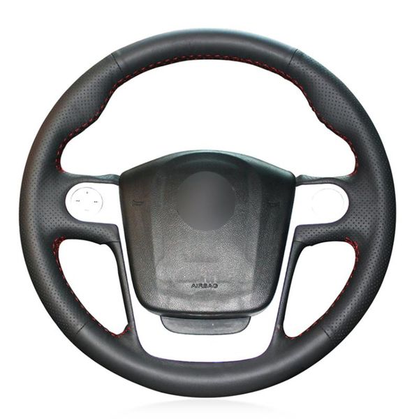 Housses de volant noir PU Faux cuir cousu à la main bâche de voiture pour MG MG3 3 2010-2023 MG3SW 3SW 2023-2023Steering