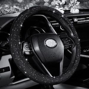 Stuurwielhoezen Bling Diamond Rhinestones Crystal Car Cover Auto-accessoires