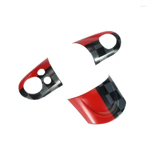 Couvre-volants Bouton Couper le couvercle Trim Sticker pour Mini Cooper R55 R56 R57 R58 R59 R60 R61 avec contrôle médiatique JCW