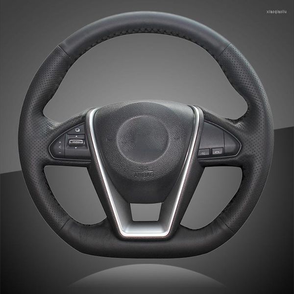 Couvre volant voiture pour Lannia 2023 Maxima accessoires intérieurs Auto tresse sur la couverture cuir