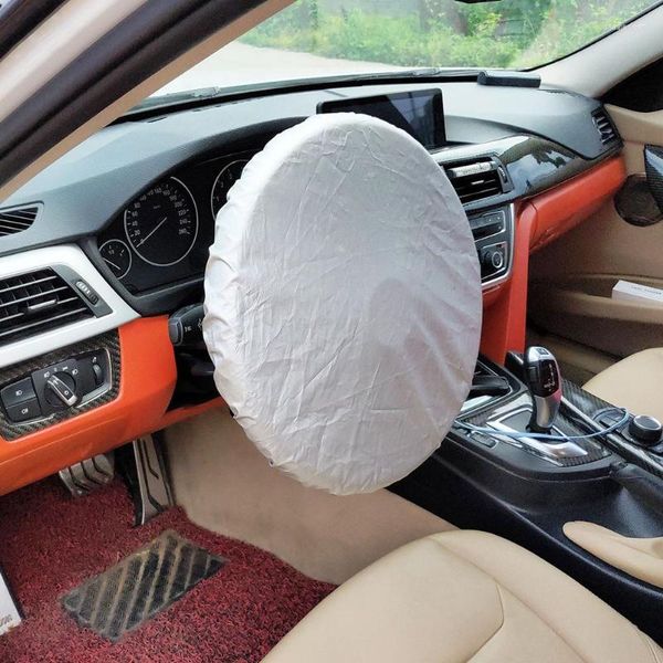 Housses de volant pare-soleil de voiture couverture de fenêtre latérale tissu argenté Protection solaire parapluie isolé