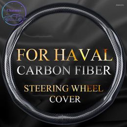 Couvre-volant en fibre de carbone pour Great Wall HAVAL H2 H6 Coupé H7 H9 F6 F7X universel 38 cm 15 pouces antidérapant