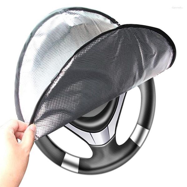 Cubiertas del volante Cubierta de enfriamiento Protector de papel de aluminio universal Protección solar reflectante automática Sombra de liberación de calor