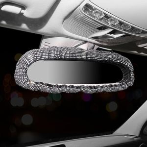 Stuurwielafdekkingen kristallen bling auto achteruitkijk spiegelbedekking decor strass strass rhinestone achteraanzicht diamant beoordeling interieur voor vrouwen