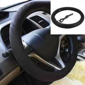 Cubiertas para volante DC 12V, enchufe para encendedor de coche, cubierta eléctrica de calefacción, calentador de invierno, accesorios de estilo universales para Interior