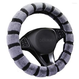 Cubiertas de volante Cubre de tapa del automóvil Dermay 38 cm Winter Winter Soft Soft Plush Styling Universal Interior Accessories Automobile Protector