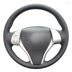 Stuurwiel bedekt DIY naaien PU lederen cover exact geschikt voor Teana Altima 2013-2023 X-TRAIL QASHQAI TIIDA TIIDA