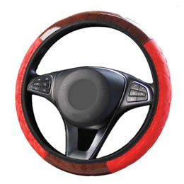 Couvre-volants Couvrairement à couvercle de voiture durable TRING 7-38CM ANTI-SLIP PROTÉRER GREN WOOD GRAIN COFFOR