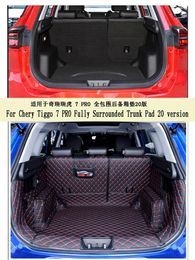 Housses de volant pour Chery Tiggo7PRO tapis de coffre entièrement fermé Protection des bagages de voiture 20 Version de pièces d'auto direction