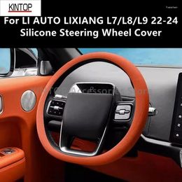 Couvoirs de volant pour Li Auto Lixiang L7 / L8 / L9 22-24 accessoires de couverture en silicone