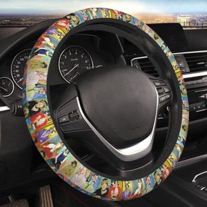 Steering Wheel Covers Henri Matisse Faces Thickening Car Cover 38cm Universal Suitable Car-styling Accessories