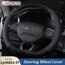 Stuurwielbedekkingen Linnunu autoleer interieurhuls vier seizoenen geschikt voor lynkco 01 accessoires
