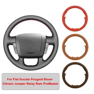 Steering Wheel Covers Origina Artificial Leather Car Cover For Ducato Boxer Jumper Relay ProMasterSteering CoversSteering