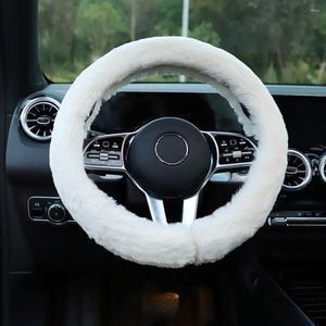 Stuurwielafdekkingen pluche deksel uitstekend feel good anti-freeze auto interieur decoratiekast