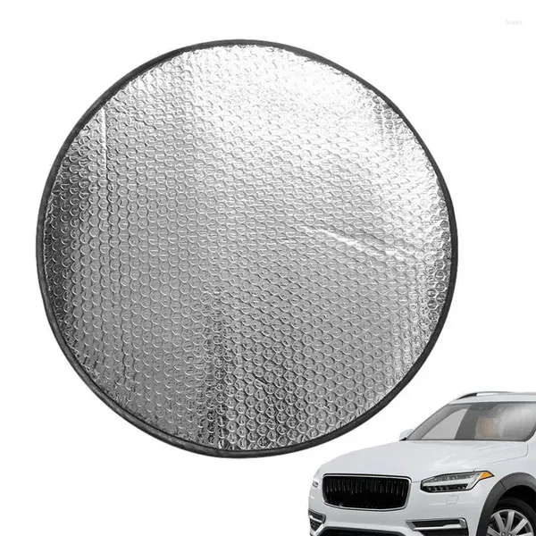 Couvre-volant Couverture de pare-soleil universelle Pare-soleil intérieur réfléchissant avec bande élastique pour accessoires de voiture