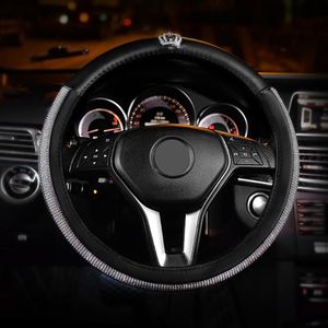 Stuurwiel omvat Universal Bling Diamond Cover Set Car Decoration for Women Girl Accessoires Styling Groothandelstoornissen