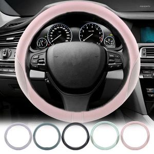 Cubiertas del volante Cubierta universal del coche Seda de hielo Antideslizante Envoltura del vehículo Multi Color Auton Protector Accesorios