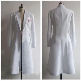Costumes de Cosplay Steins Gate Okabe Rintarou, manteau Long, veste blanche, costume214U