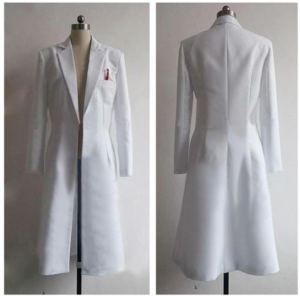 Costumes de Cosplay Steins Gate Okabe Rintarou, manteau Long, veste blanche, costume268D