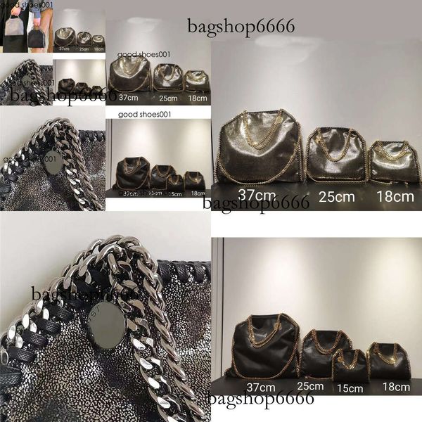 Stella Fashion McCarey Falabella Gran Bolsa de bolsas para mujeres Bolsas de la cadena de la cadena comercial Bolsos de cuero de la billetera Messen