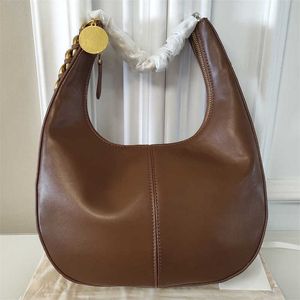 Fashion tas medium ritsschoudertas dames frayme kleine lederen dame hobo -tassen met handtas luxe ontwerper zwarte gouden medalleburingen