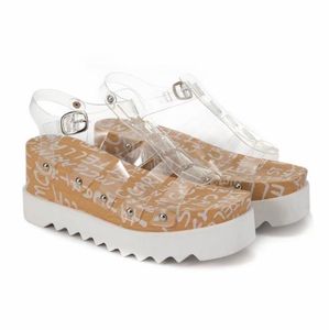 Stella McCartney Femmes Ed Curtis Transparent Elyse Sandals Femmes Summer Shoes Centre Platform8209286