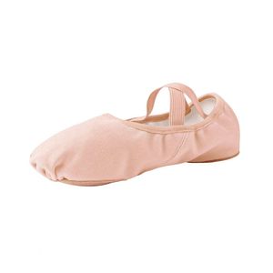 Stelle Chaussures de ballet pour femme en toile élastique - Semelle fendue - Convient pour filles/adultes