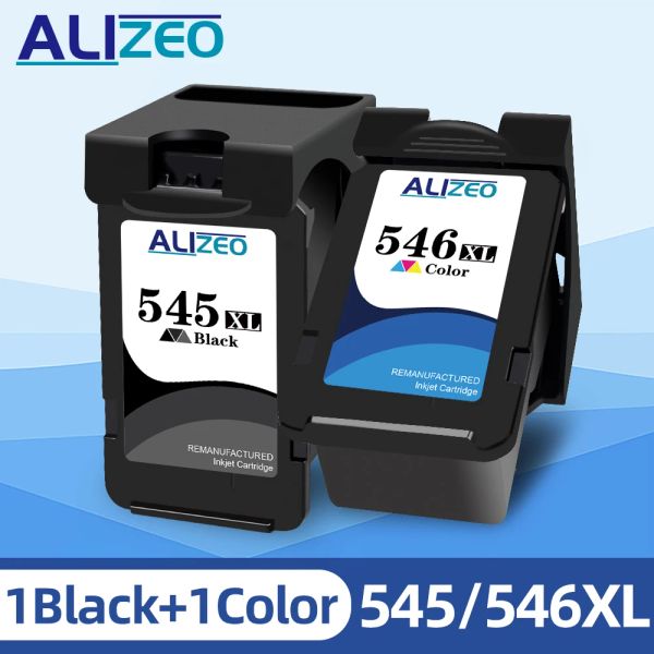 Plantillas Alizeo Compatible PG545XL CL545 XL PG545 CL546 Reemplazo de cartucho de tinta para Canon IP2800 IP2850 MG2400 MG2450 MG2455 Impresoras