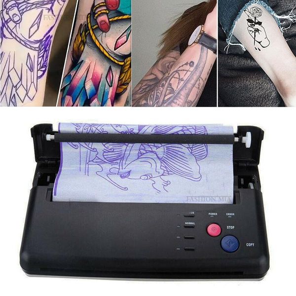 Pochoirs de transfert de tatouage Machine de pochoirs professionnels Copier Imprimante Imprimante Dessin Thermal Tool for Tattoo Transfer Paper Copy Printing