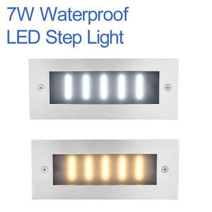 Stap Trappen Licht buitenshuis binnen Wall Monted Deck Street Landschap Trap Lichten Waterdichte IP65 120V Corners Villa's zwembaden LED -verlichting Usastar