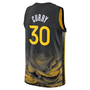 Stephen Curry 30 Jersey Black City 2022/23 Maillots Basketball Hommes Maillot Cousu S-XXL Mix Match Order